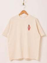 【2色展開】 プリントTシャツ「THE WORLD IS YOURS」