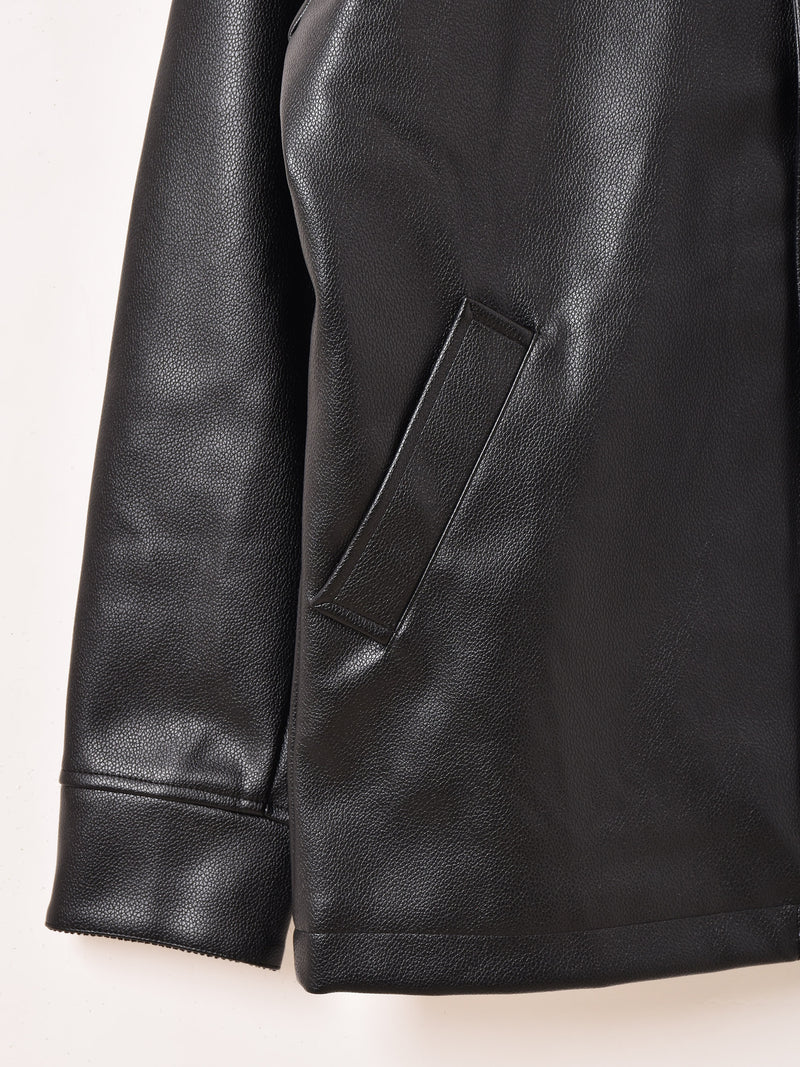 Backers フェイクレザー カーコート