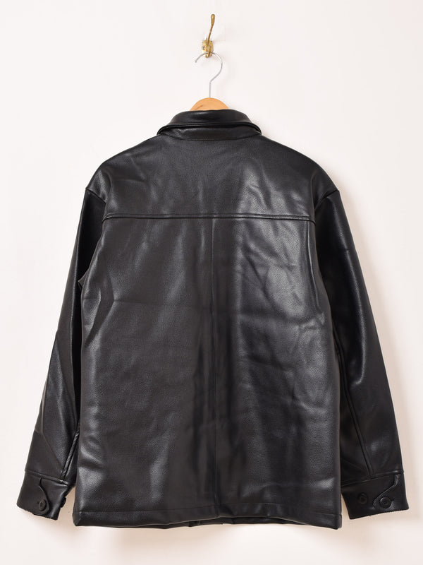 Backers フェイクレザー カーコート