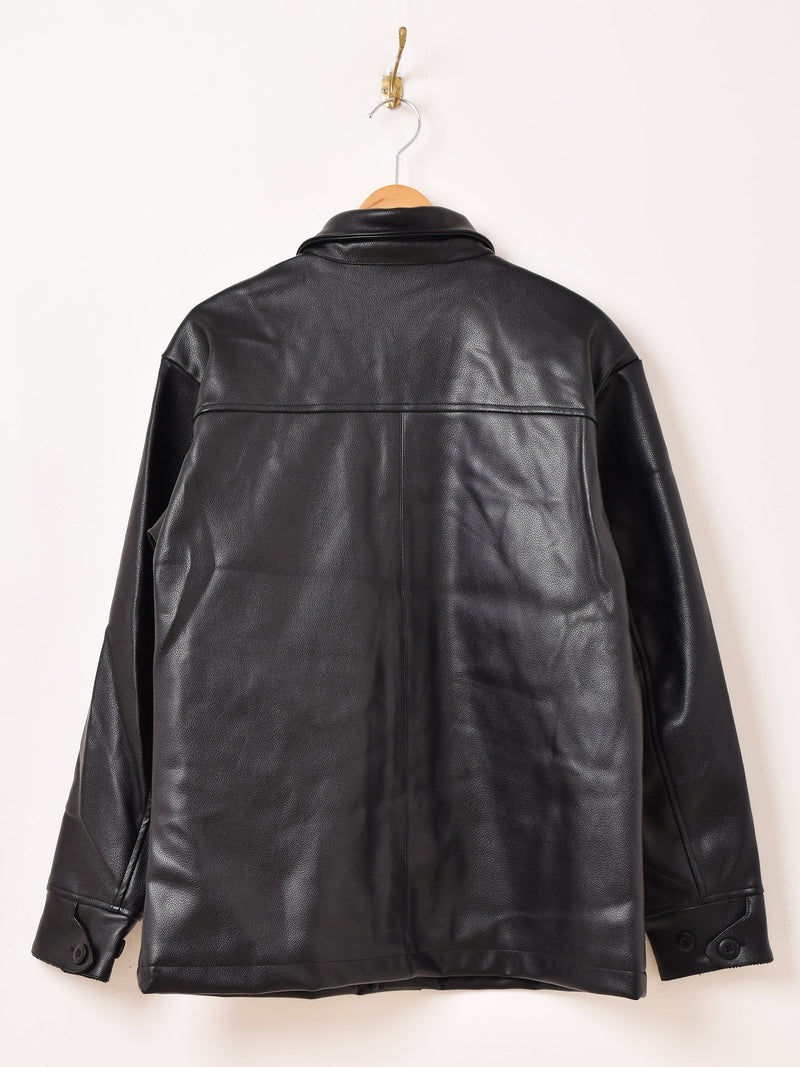 Backers フェイクレザー カーコート