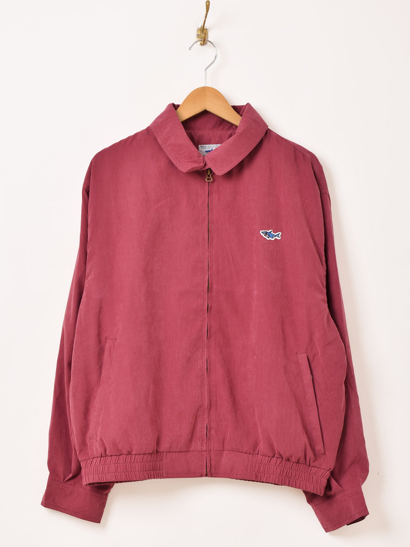 7色展開】Backers ワンポイント シャーク ピーチスキンジャケット