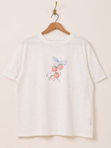 Meridian プリントTシャツ ストロベリー