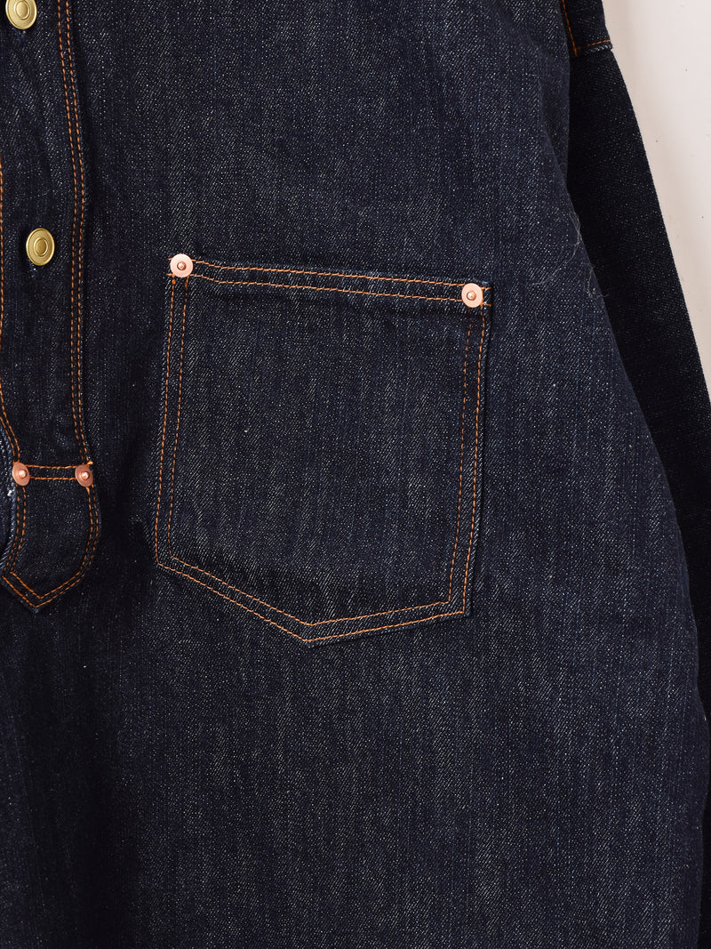 Backers プルオーバー デニムシャツ CLOSED FRONT JUMPER Type