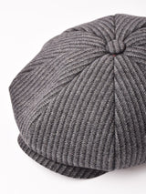 【2色展開】ストライプ柄 キャスケット