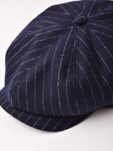 ピンストライプ柄 キャスケット