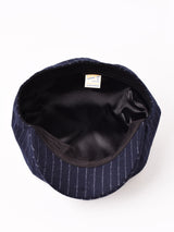 ピンストライプ柄 キャスケット