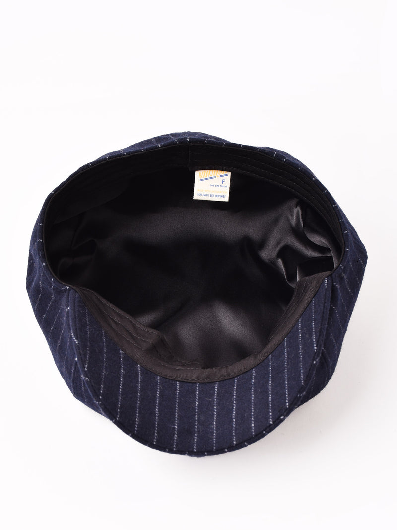 ピンストライプ柄 キャスケット