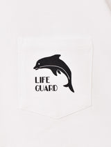 プリント ポケットTシャツ「LIFE GUARD」