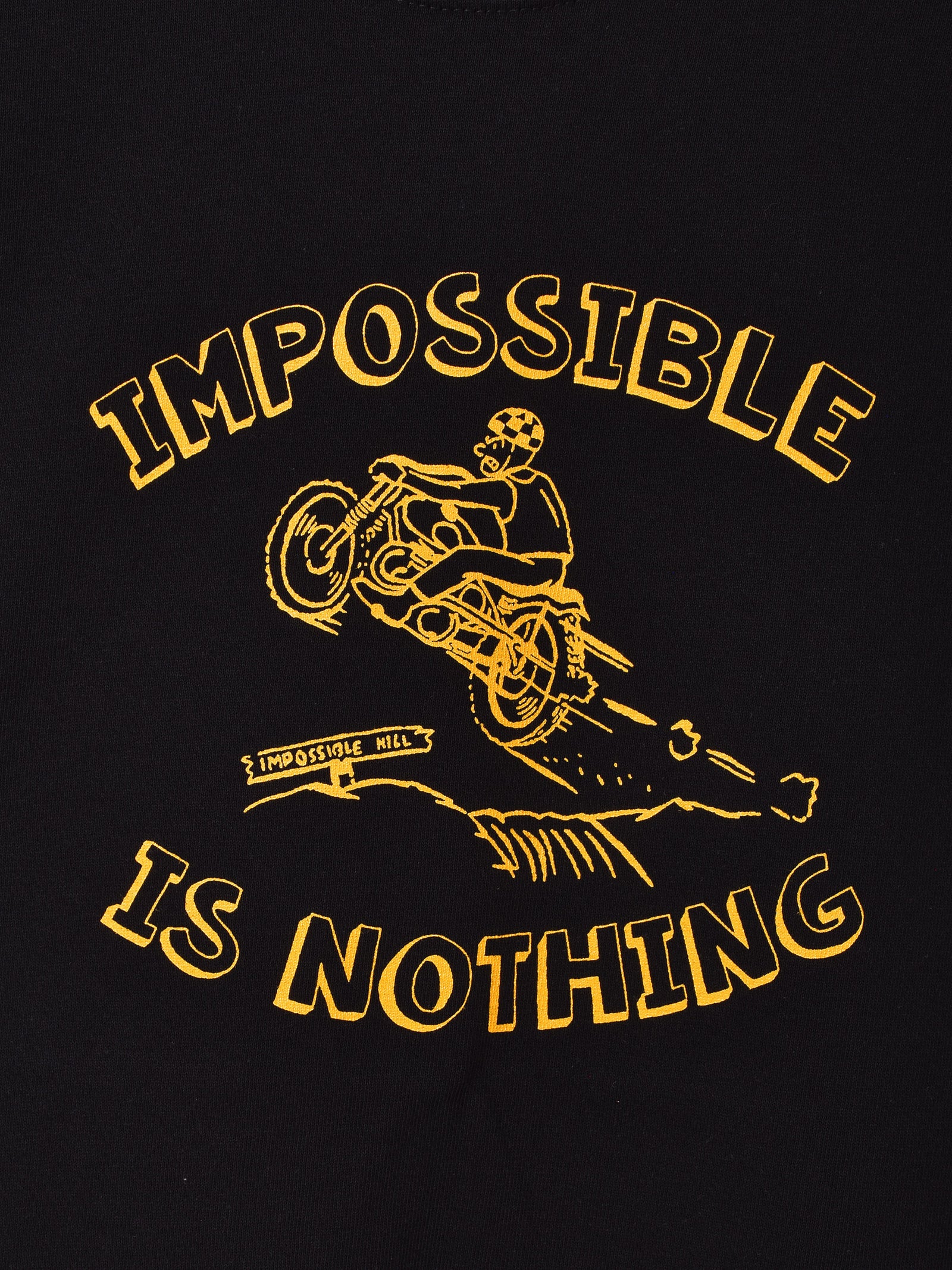 【2色展開】 プリントTシャツ「IMPOSSIBLE IS NOTHING」」 – 古着屋Top of the Hillのネット通販サイト