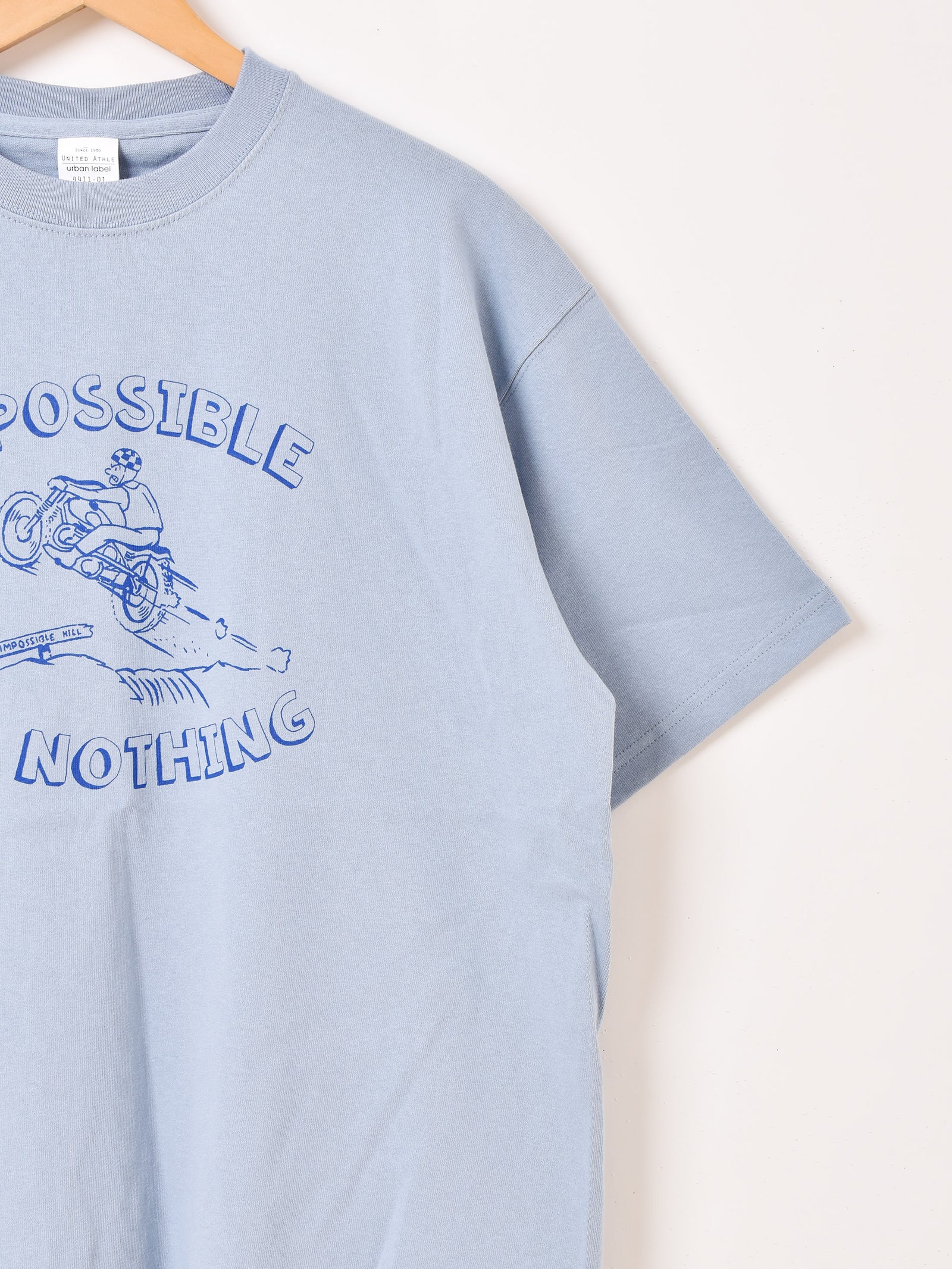 3色展開】 プリントTシャツ「IMPOSSIBLE IS NOTHING」」 – 古着屋Top