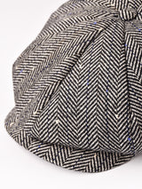 ヘリンボーン カラーネップ キャスケット