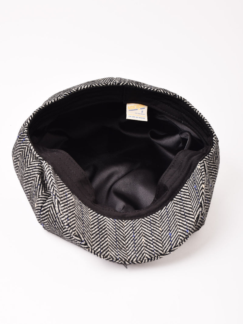 ヘリンボーン カラーネップ キャスケット