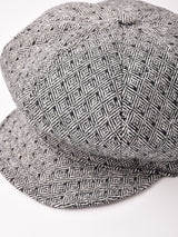 菱形パターン キャスケット