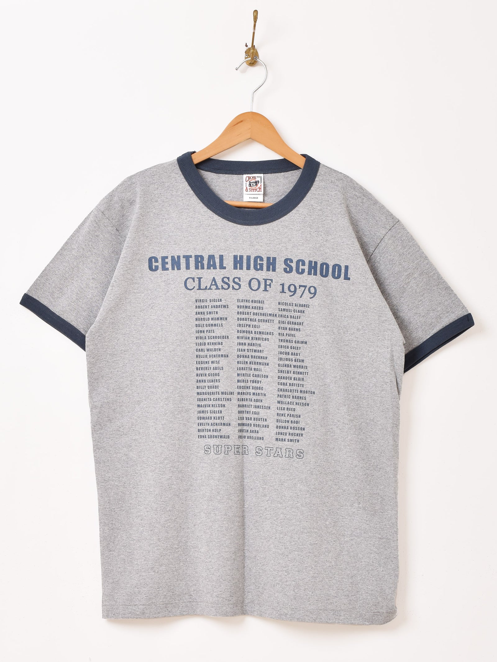 2色展開】 プリント リンガーTシャツ「CLASS OF 1979」 – 古着屋