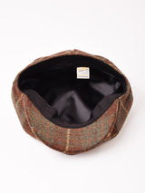 タータンチェック柄 ウール キャスケット