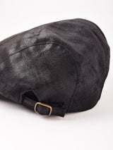 【2色展開】フェイクレザー ハンチング