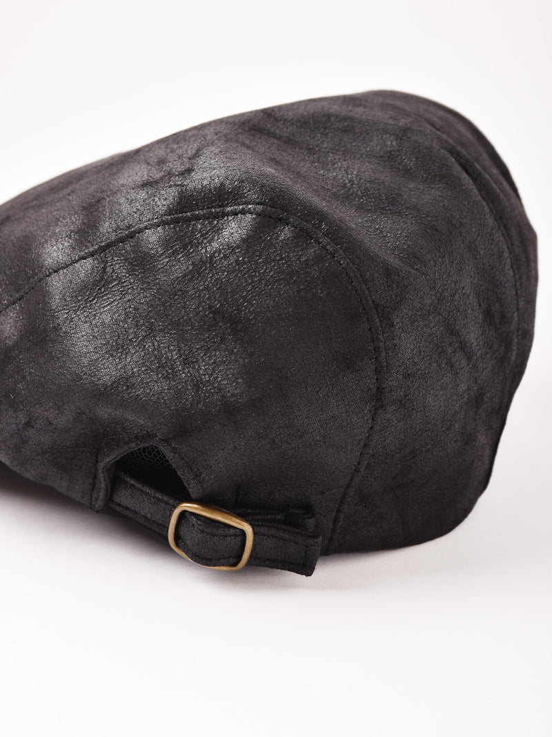 【2色展開】フェイクレザー ハンチング