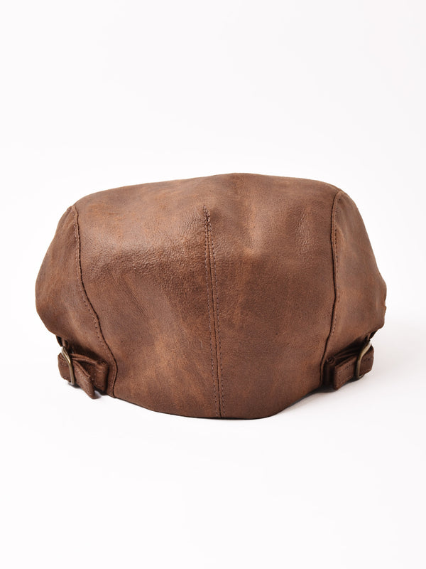 【2色展開】フェイクレザー ハンチング