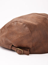 【2色展開】フェイクレザー ハンチング