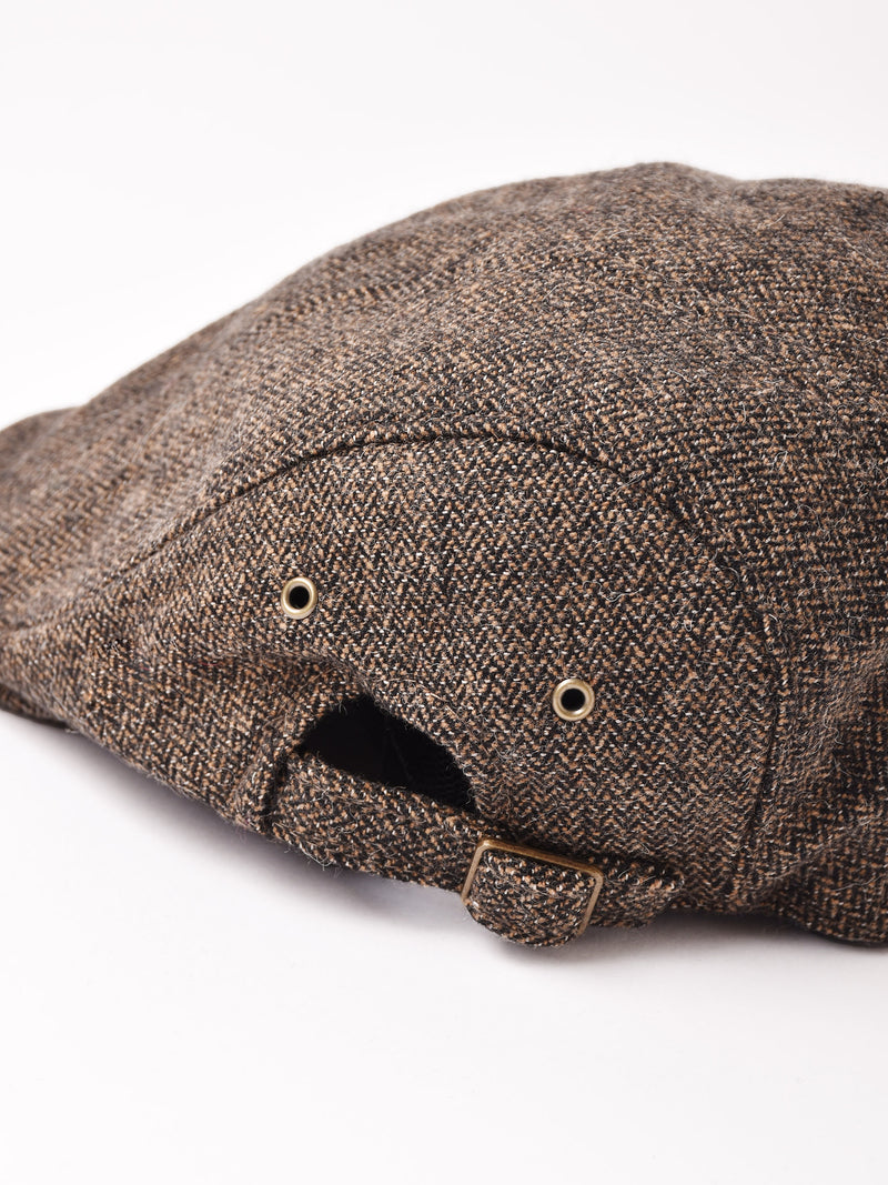 【3色展開】ヘリンボーン ウール ハンチング