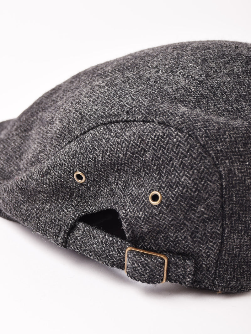 【3色展開】ヘリンボーン ウール ハンチング