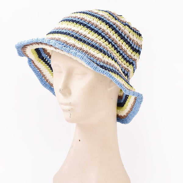 【新品未使用】ヴィンテージチェック テクニカルコットン バケットハット Munsingwear チェック柄 バケットハット -デサントストア