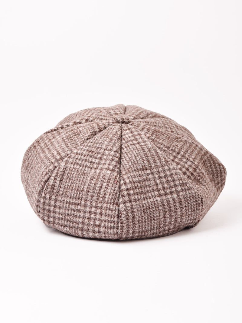 【2色展開】グレンチェック柄 キャスケット