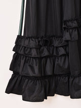 【3色展開】Meridian ライン入り トラックタイプ フリルスカート