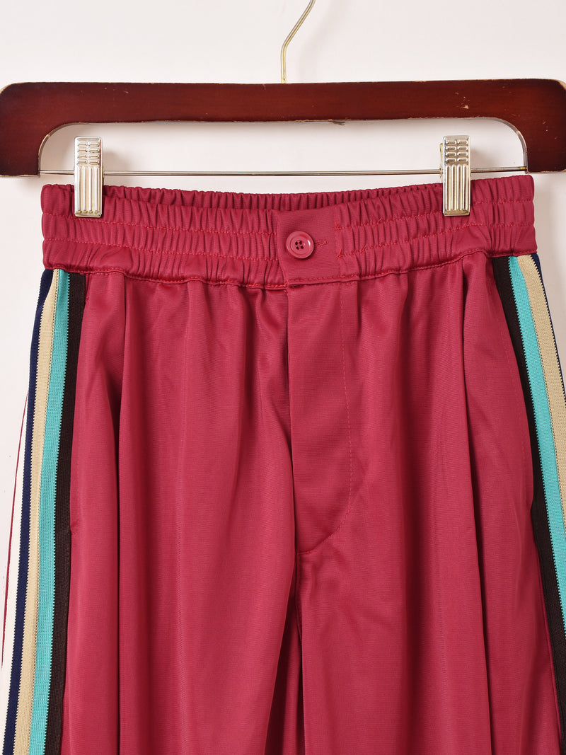 【6色展開】Meridian タック ライン入り トラックパンツ