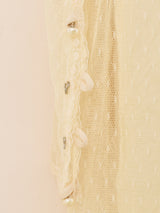 70's Made in USA "GUNNE SAX" チュールレース ロングドレス