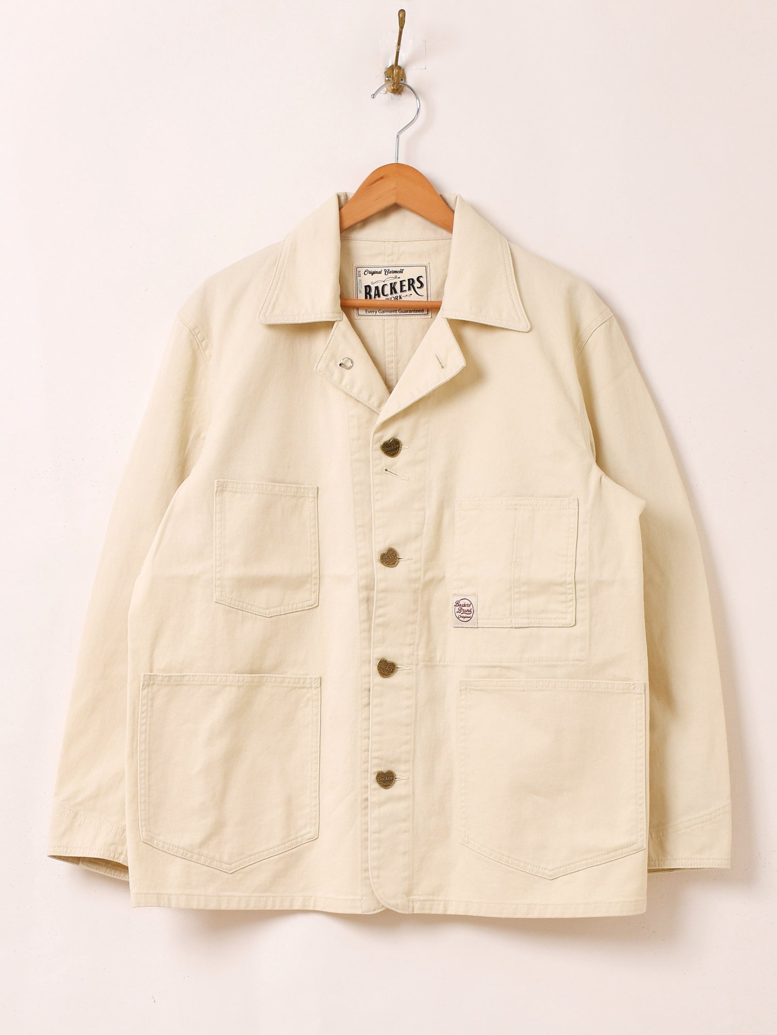 ツイルカバーオール ハートボタン – 古着屋Top of the Hillの