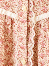 70's Made in USA ”GUNNE SAX" 長袖 小花柄 プレーリードレス