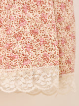 70's Made in USA ”GUNNE SAX" 長袖 小花柄 プレーリードレス