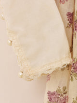 70's Made in USA "GUNNE SAX" 花柄 ロングドレス