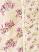 70's Made in USA "GUNNE SAX" 花柄 ロングドレス