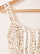 70's Made in USA "GUNNE SAX" 小花柄 キャミソールドレス