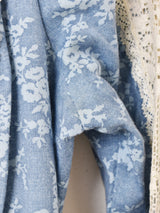70's "GUNNE SAX" レース 花柄 ロングドレス