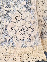 70's "GUNNE SAX" レース 花柄 ロングドレス