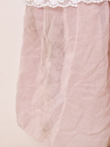 70's "GUNNE SAX" レース シフォン ロングドレス