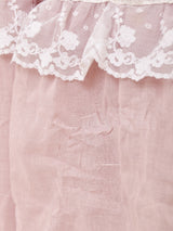 70's "GUNNE SAX" レース シフォン ロングドレス