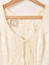70's Made in USA "GUNNE SAX" チュールレース ロングドレス