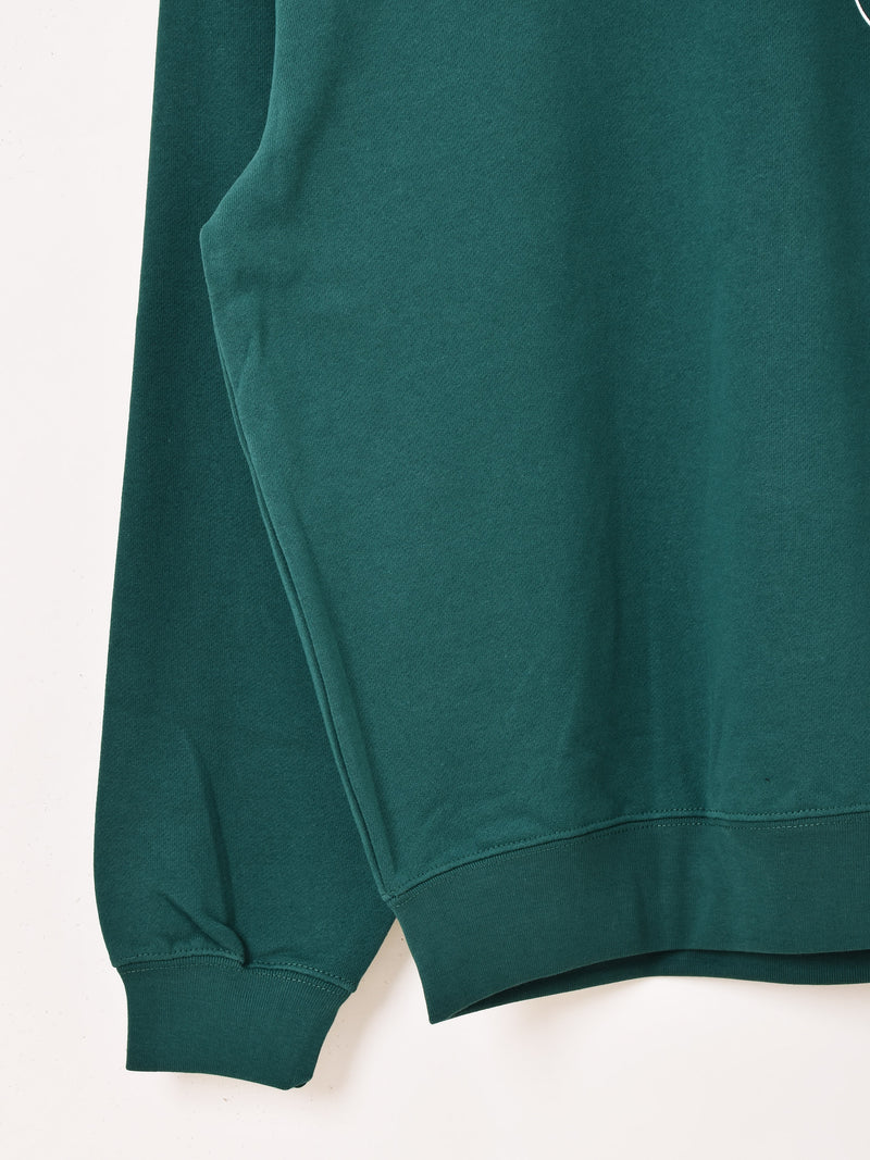 【2色展開】 プリント スウェットシャツ「HIT THE PANIC BUTTON」