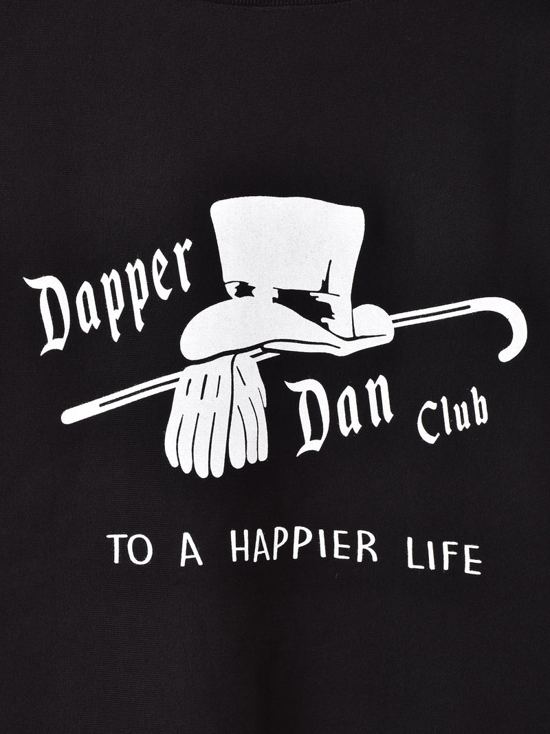 【2色展開】 プリント スウェットシャツ「Dapper Dan Club」
