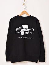 【2色展開】 プリント スウェットシャツ「Dapper Dan Club」