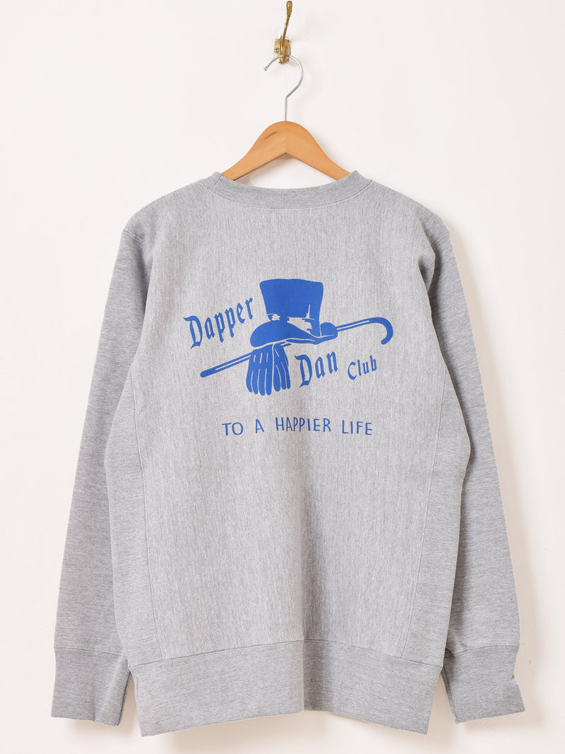 【2色展開】 プリント スウェットシャツ「Dapper Dan Club」