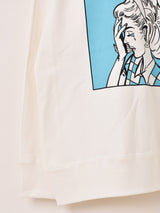 プリント スウェットシャツ「Cry Girl」