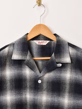 【2色展開】Backers 長袖 シャドウチェック フランネルシャツ