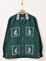 【3色展開】Backers グアテマラデザイン 刺繍 長袖シャツ