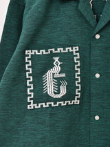 【3色展開】Backers グアテマラデザイン 刺繍 長袖シャツ