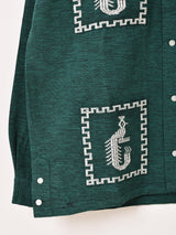 【3色展開】Backers グアテマラデザイン 刺繍 長袖シャツ